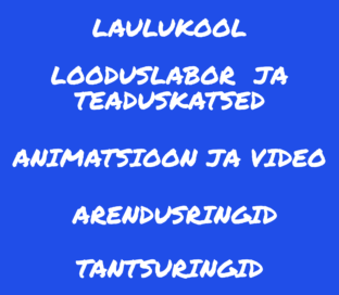 avatud tegevuste päevad 11.ja 12.seüptember