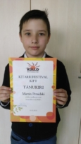 KIFT 2018 TÄNUKIRI - EDUKA OSALEMISE EEST kitarrifestivalil - Martin Persidski